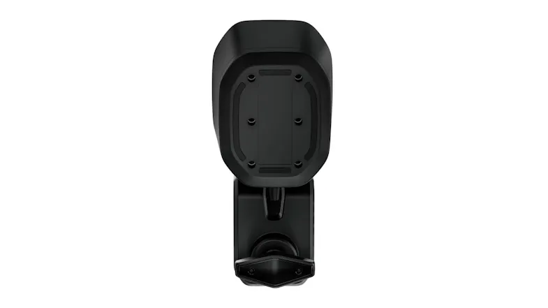 Rear view of the Logitech G RS H Shifter, showing the back panel and mounting points on the underside Rear view of the Logitech G RS H Shifter, showing the back panel and mounting points on the underside