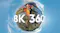 Little planet effect showing a family under "8K 360°" text Little planet effect showing a family under "8K 360°" text