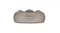 Top-down view of the portable speaker with rounded edges Top-down view of the portable speaker with rounded edges
