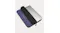 Overhead view of a laptop partially inserted into the open case Overhead view of a laptop partially inserted into the open case