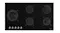 Smeg Classic 90cm 5 Burner Gas Cooktop in a sleek black colour Smeg Classic 90cm 5 Burner Gas Cooktop in a sleek black colour