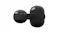 Top-down view of a single earbud with a smooth, matte finish Top-down view of a single earbud with a smooth, matte finish