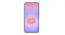 Front-facing view of Samsung Galaxy A37 5G in Awesome Charcoal with a vibrant wallpaper Front-facing view of Samsung Galaxy A37 5G in Awesome Charcoal with a vibrant wallpaper