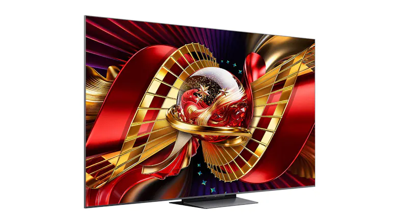 Right side view of the LED TV showcasing a thin profile Right side view of the LED TV showcasing a thin profile