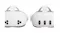 Close-up view of the compatible Meta Quest 3 and 3S headset in a sleek white colour Close-up view of the compatible Meta Quest 3 and 3S headset in a sleek white colour