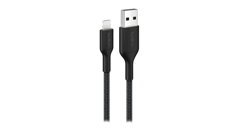 Belkin BoostCharge Pro USB-A to Lightning 15W Braided Cable 1m Belkin BoostCharge Pro USB-A to Lightning 15W Braided Cable 1m