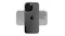 Rear view of a dark smartphone displaying magnetic alignment Rear view of a dark smartphone displaying magnetic alignment