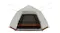 Camping tent with closed rainfly showing full weather coverage, durable polyester fabric, and stable structure with guy lines Camping tent with closed rainfly showing full weather coverage, durable polyester fabric, and stable structure with guy lines