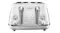 Front view of the De'Longhi Icona Capitals 4‑slice toaster in Helsinki White finish Front view of the De'Longhi Icona Capitals 4‑slice toaster in Helsinki White finish