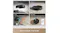 Carpet management feature graphic split into four panels Carpet management feature graphic split into four panels