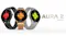 Three AURA 2 smartwatches in black, gold, and silver bands with colourful flower-style watch faces Three AURA 2 smartwatches in black, gold, and silver bands with colourful flower-style watch faces