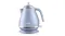 Front view of the De'Longhi Icona Capitals 1.7L electric kettle in Dubai Blue finish Front view of the De'Longhi Icona Capitals 1.7L electric kettle in Dubai Blue finish