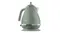 Side view of the Icona kettle, highlighting the tapered body shape and lid with knob Side view of the Icona kettle, highlighting the tapered body shape and lid with knob