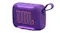 Angled front-right view of the speaker in purple with the USB‑C charging port visible Angled front-right view of the speaker in purple with the USB‑C charging port visible