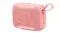 Angled front-right view of the speaker in pink with the USB‑C charging port visible Angled front-right view of the speaker in pink with the USB‑C charging port visible