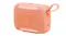 Angled front-right view of the speaker in orange, with the USB‑C charging port visible Angled front-right view of the speaker in orange, with the USB‑C charging port visible