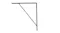 L-shaped metal shelf support bracket with angled brace for stable wall installation L-shaped metal shelf support bracket with angled brace for stable wall installation