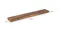 Solid wood floating shelf with natural grain, 91cm length, 15cm depth, 3.8cm thickness, shown with dimensions Solid wood floating shelf with natural grain, 91cm length, 15cm depth, 3.8cm thickness, shown with dimensions