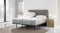 Angled bedroom view of a split super king Sealy Posture Life Soft mattress on an Element adjustable base Angled bedroom view of a split super king Sealy Posture Life Soft mattress on an Element adjustable base