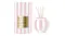 Moss St. Fragrances Raspberry, Honey & Musk ceramic mini reed diffuser beside its matching box Moss St. Fragrances Raspberry, Honey & Musk ceramic mini reed diffuser beside its matching box