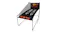 Indoor basketball Centra Folding arcade game with dual hoops, netted sides, sloped return ramp, and four basketballs Indoor basketball Centra Folding arcade game with dual hoops, netted sides, sloped return ramp, and four basketballs