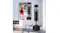 Gym‑style setting with the Centra punching bag standing upright. A person throws a punch toward the bag Gym‑style setting with the Centra punching bag standing upright. A person throws a punch toward the bag