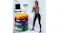 Centra resistance bands set shown with accessories and a person performing a standing resistance band exercise Centra resistance bands set shown with accessories and a person performing a standing resistance band exercise
