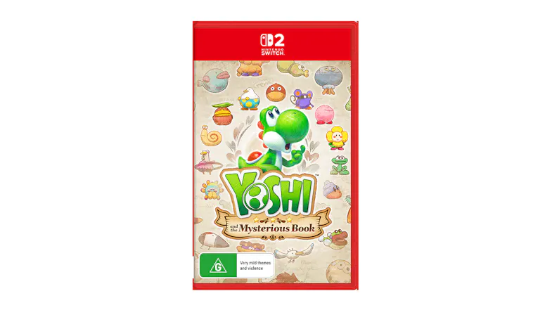 Nintendo Switch 2 showing Yoshi and the Mysterious Book Nintendo Switch 2 showing Yoshi and the Mysterious Book
