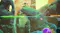 A game scene with Yoshi stands on a lily pad to fish underwater A game scene with Yoshi stands on a lily pad to fish underwater