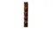 Rear view of the wooden tree bookshelf, highlighting the vertical back panel and tiered shelf structure Rear view of the wooden tree bookshelf, highlighting the vertical back panel and tiered shelf structure