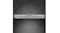Bottom view of the Smeg classic rangehood with lights on Bottom view of the Smeg classic rangehood with lights on
