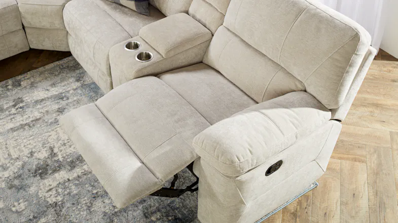 Rayner 5 Seater Modular Recliner Sofa - Fifty Shades Rayner 5 Seater Modular Recliner Sofa - Fifty Shades