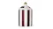 Back view of the Moss St. Fragrances Juicy Apple & Wild Fig ceramic candle with lid on Back view of the Moss St. Fragrances Juicy Apple & Wild Fig ceramic candle with lid on