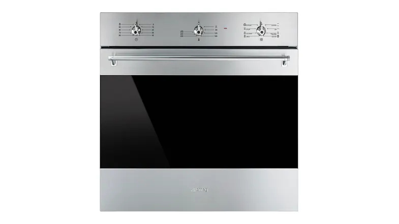 Smeg Classic 60cm Built-In Oven in a compact stainless steel Smeg Classic 60cm Built-In Oven in a compact stainless steel