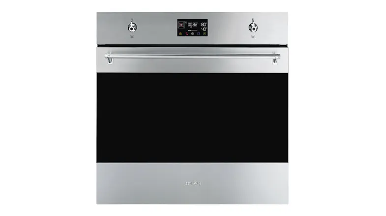 Smeg 60cm Built-In Steam Oven in a compact stainless steel Smeg 60cm Built-In Steam Oven in a compact stainless steel