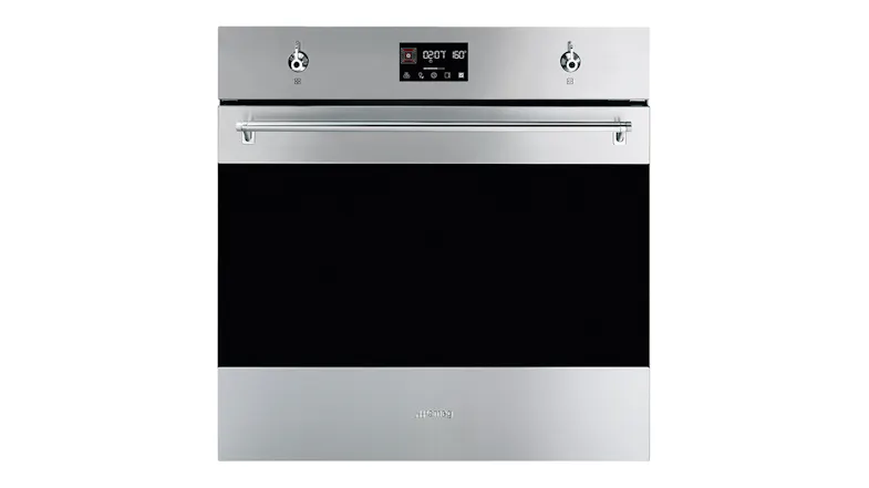 Smeg Classic 60cm Built-In Oven in a compact stainless steel Smeg Classic 60cm Built-In Oven in a compact stainless steel