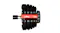 Close-up of the adjustable dumbbell weight selector with a red lever and numbered dial Close-up of the adjustable dumbbell weight selector with a red lever and numbered dial