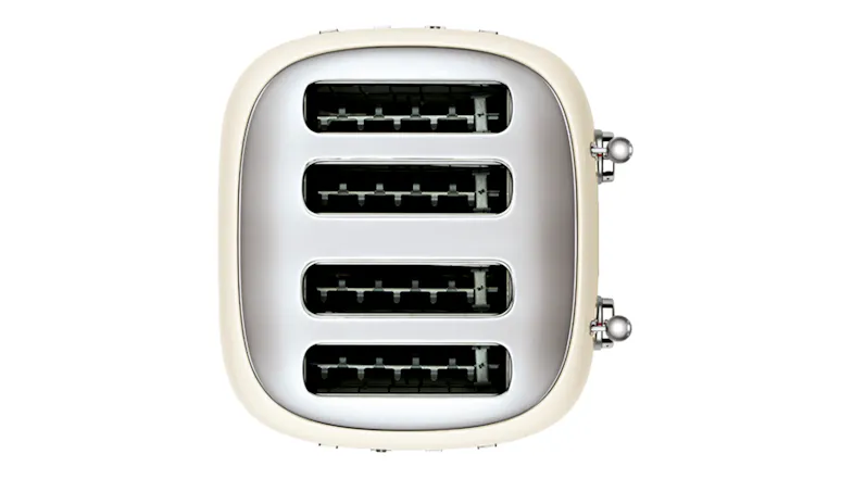 A top view of the toaster A top view of the toaster