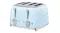 An angled view of the Smeg 50's Style 4 Slot Toaster An angled view of the Smeg 50's Style 4 Slot Toaster