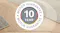 Close-up view of the 10-year motor guarantee logo Close-up view of the 10-year motor guarantee logo