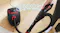 Top view of the Bosch vacuum cleaner with control handle and flexible hose Top view of the Bosch vacuum cleaner with control handle and flexible hose