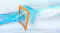 Graphic of the blue pleated filter trapping dust and allergen particles Graphic of the blue pleated filter trapping dust and allergen particles