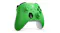 Xbox controller front view with black buttons and sticks, white underside grips, and black triggers on top Xbox controller front view with black buttons and sticks, white underside grips, and black triggers on top