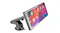 Side profile of the 10-inch screen attached to a suction mount Side profile of the 10-inch screen attached to a suction mount