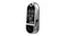Close-up view of the Lockly smart door lock showing touchscreen keypad, camera lens, and illuminated fingerprint sensor Close-up view of the Lockly smart door lock showing touchscreen keypad, camera lens, and illuminated fingerprint sensor