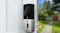 Exterior view of the Lockly smart door lock mounted on the door with a touchscreen display and fingerprint access Exterior view of the Lockly smart door lock mounted on the door with a touchscreen display and fingerprint access