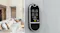 Smart Lockly door lock on home interior door showing touchscreen keypad, camera lens, and modern design Smart Lockly door lock on home interior door showing touchscreen keypad, camera lens, and modern design