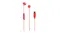 Skullcandy Jib USB-C Wired In-Ear Headphones in a vibrant red colour Skullcandy Jib USB-C Wired In-Ear Headphones in a vibrant red colour