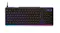 Front view of the gaming keyboard with exposed switches Front view of the gaming keyboard with exposed switches