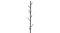 Close-up of the upper section of a black Levede coat rack showing multiple angled, branch-like hooks Close-up of the upper section of a black Levede coat rack showing multiple angled, branch-like hooks